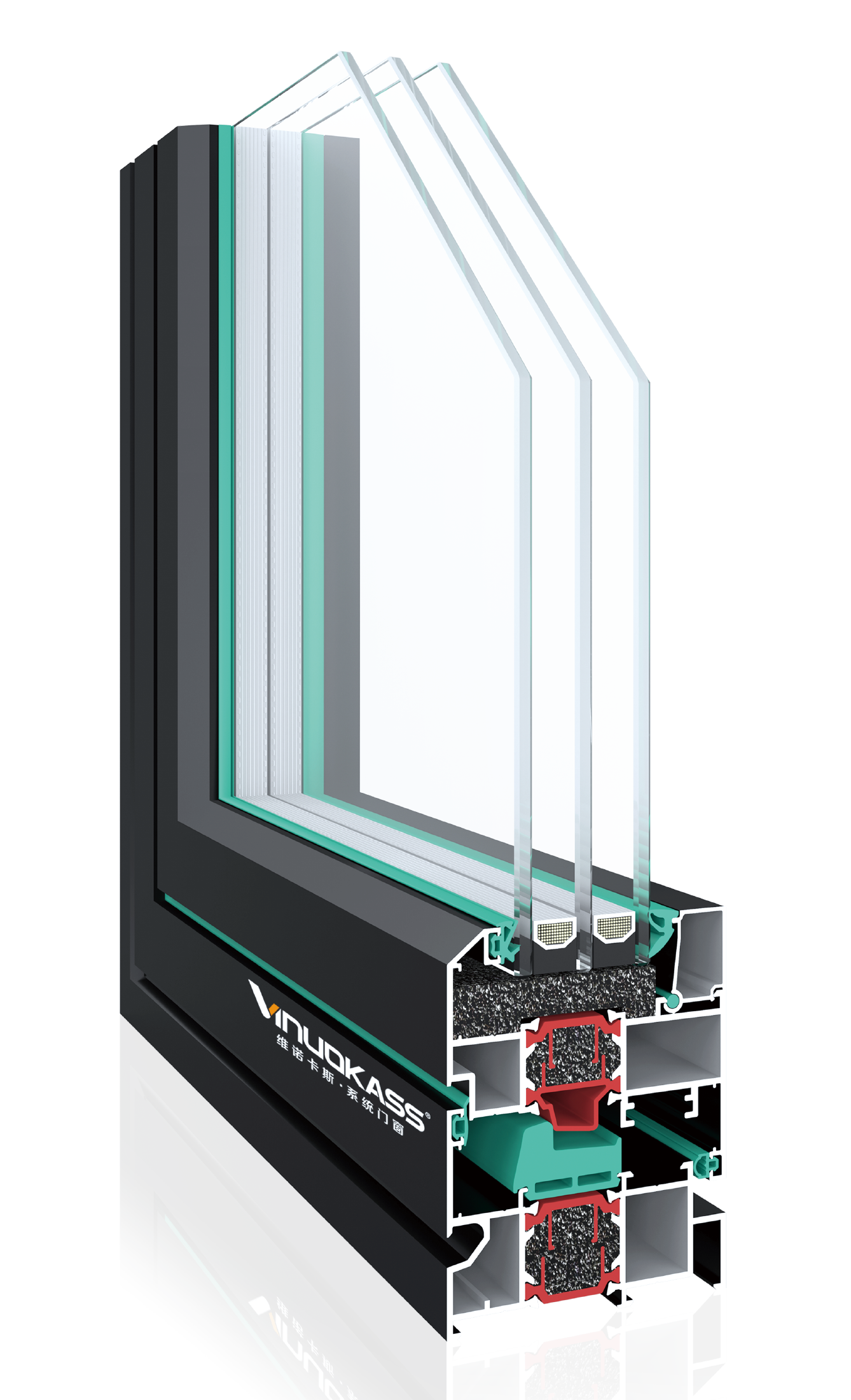 维诺卡斯80框扇齐平系统窗